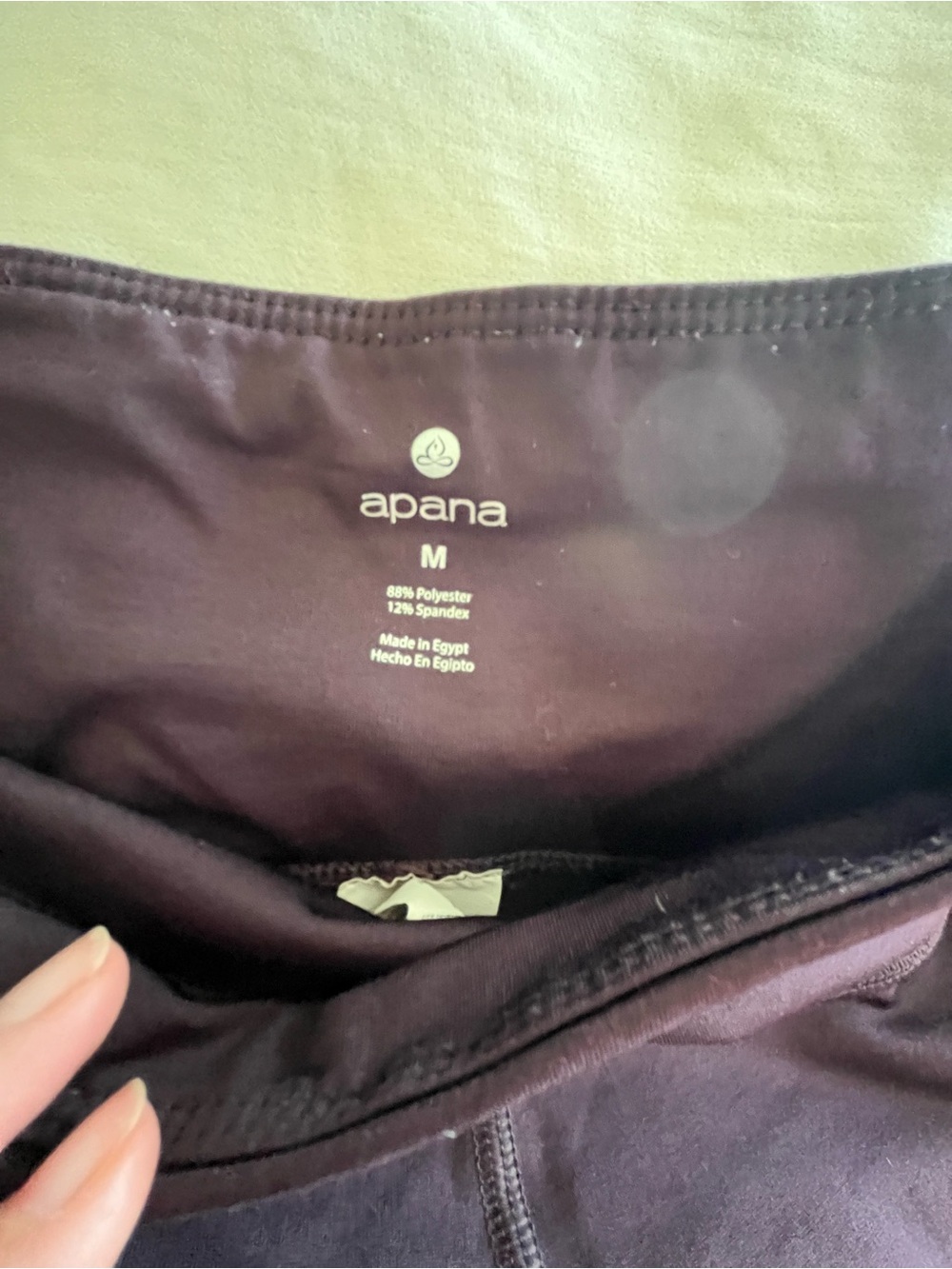 Apana Women's Plum Stretch Active Leggings